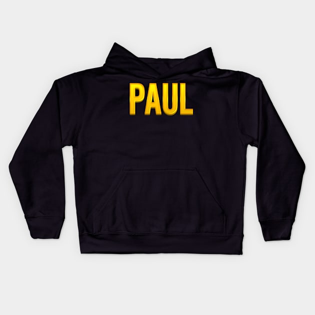 Paul Name Kids Hoodie by xesed